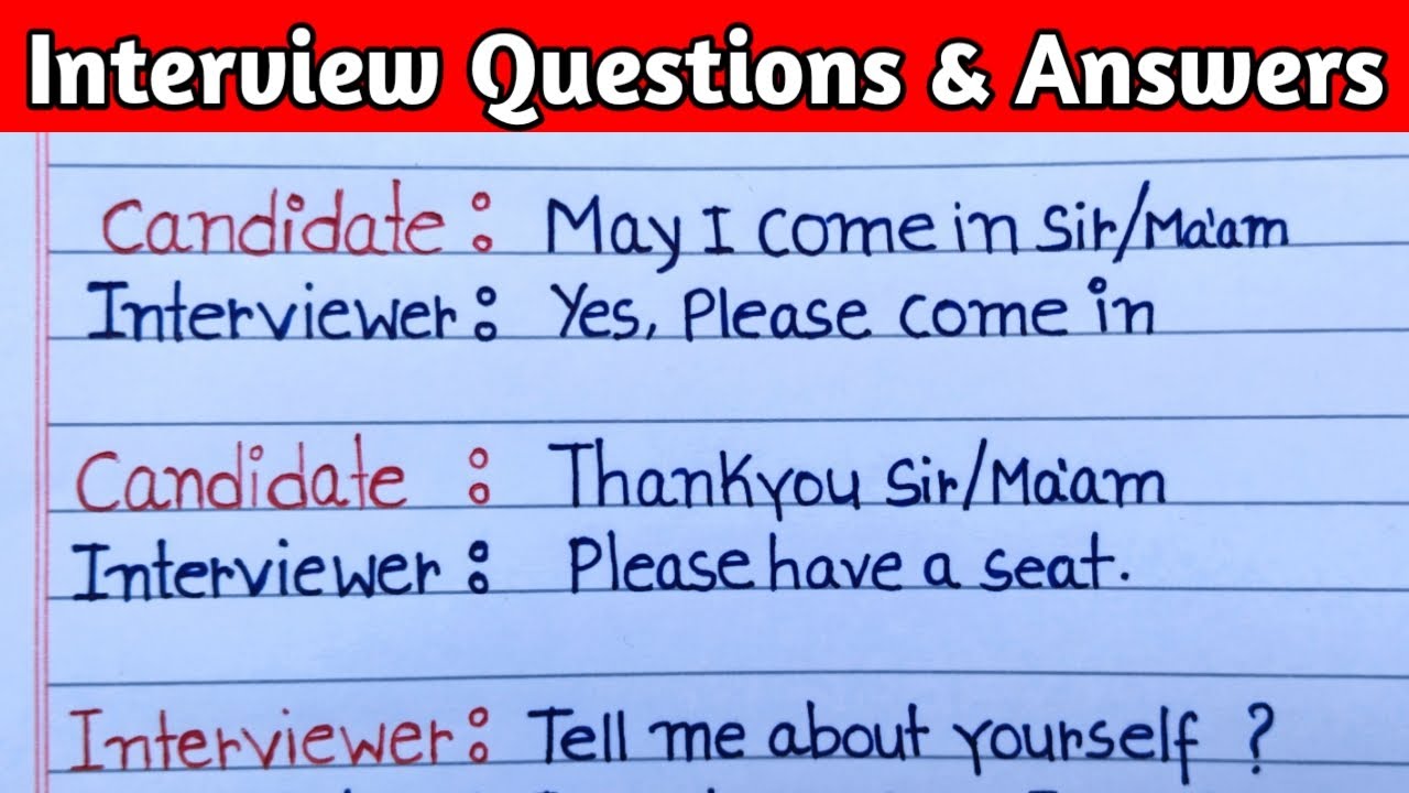 Interview preparation | Job interview questions and answers | Likhoni ...