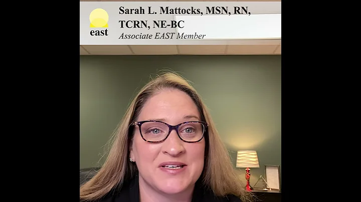 Sarah Mattocks, MSN, RN, TCRN, NE-BC on being an A...