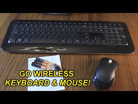 Microsoft Wireless Desktop 850 Keyboard and Mouse  2.4 GHz wireless 15-foot range  REVIEW