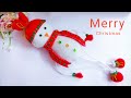 Snowman/how to make snowman/Christmas ornament/felt snowman/Christmas snowman/