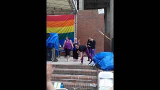 Asl translators rocking or Boston Pride 2016 ROCK STAR