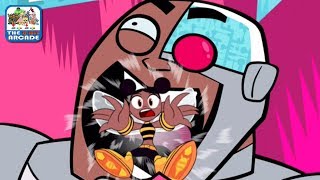 Teen Titans Go: Rumble Bee - Cyborg Swallows Bumblebee by Accident (CN Games) screenshot 5