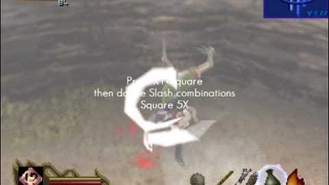 tenchu 2 aerial combo turorial - AYAME (extended combo)