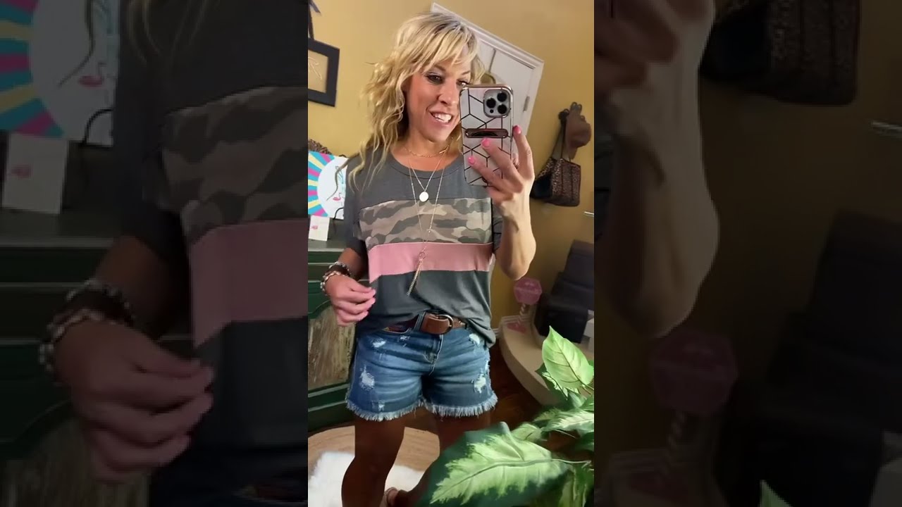 Giving Me The Feels Rayon Spandex Color Block Top