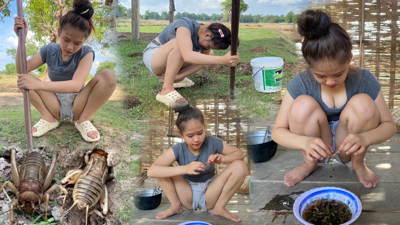 ออกมาทุ่งนา ขุดจี่ล่อ ใช้ชีวิตคนเดียวคิดถึงสาวเทาะ‼️🇱🇦🇹🇭