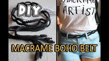 Tutorial Macrame Boho Belt | Easy DIY |