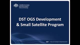 DST Group Laser Communications Research