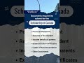 Documents required to submit for the Scholarship in Canada