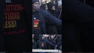 A flag was put on fire outside of Capital One Arena ahead of inauguration | NBC4 Washington
A flag was put on fire outside of Capital One Arena ahead of inauguration | NBC4 Washington A flag was put on fire outside of Capital One Arena ahead of inauguration | NBC4 Washington