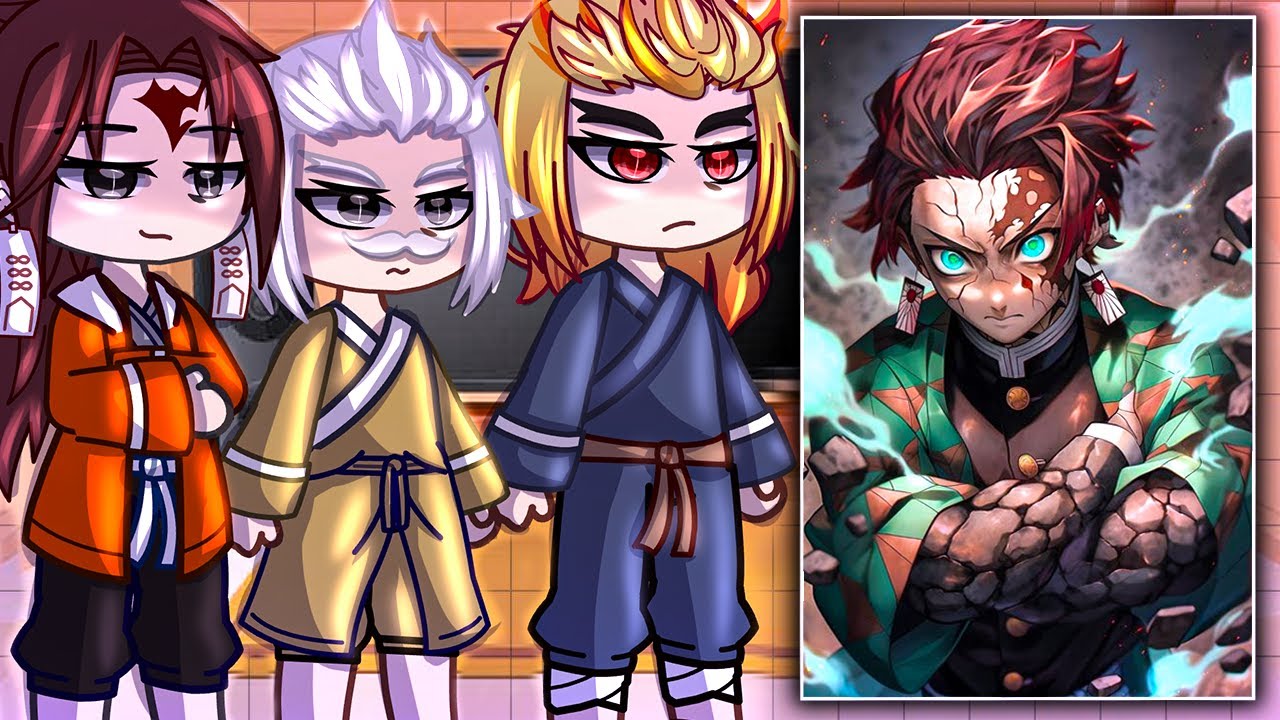 Demon Slayer Parents React To Their Children // Gacha Club