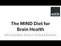 The MIND Diet for Brain Health with Leslie Beck