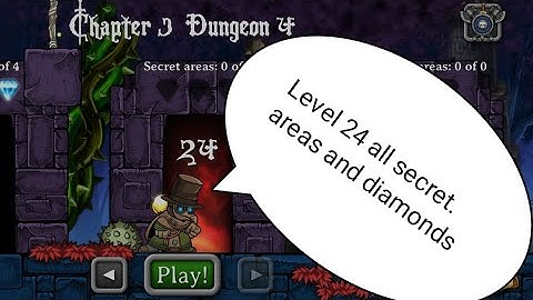 Magic rampage level 24 || Chapter 3 dengeon 4 all secret areas and diamonds