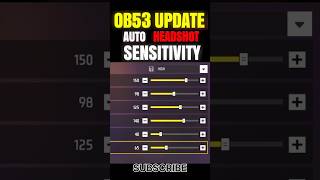 OB53 UPDATE AUTO HEADSHOT 😱 Trick 2026 Sensitivity✅ | 2gb, 4gb, 6gb Ram Headshot Sensitivity Setting