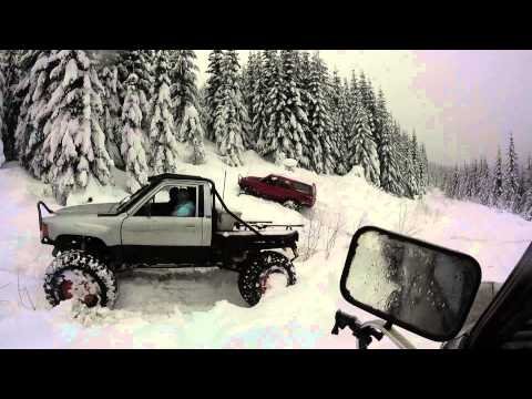 Snow wheeling in darrington