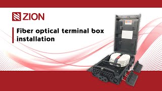 Fiber optical terminal box installation