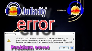 Your record audio are not import problem in Audacity #audacity #problem #import #solving #new #audio