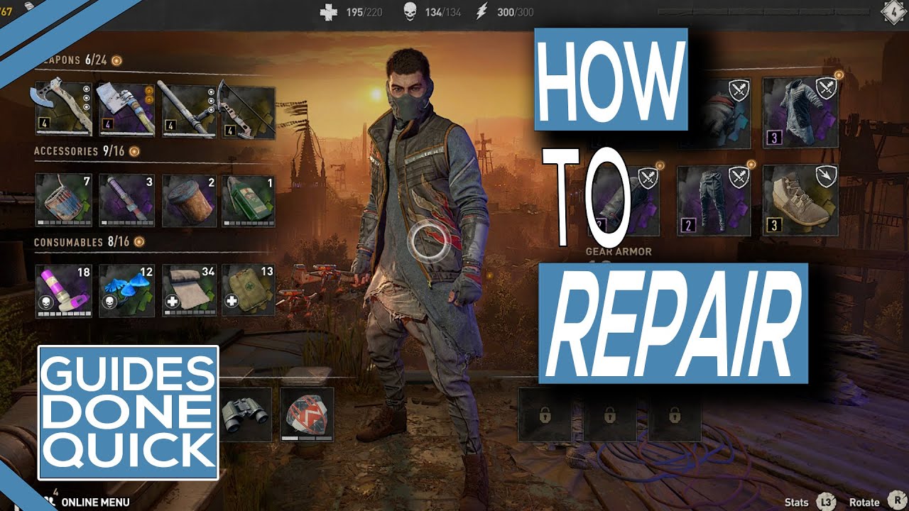 plus Tilmeld Land How To Repair Weapons In Dying Light 2 - YouTube