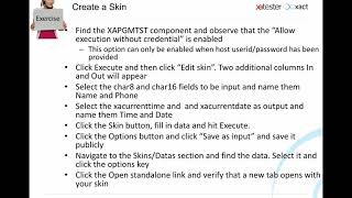 XaTester: Skins