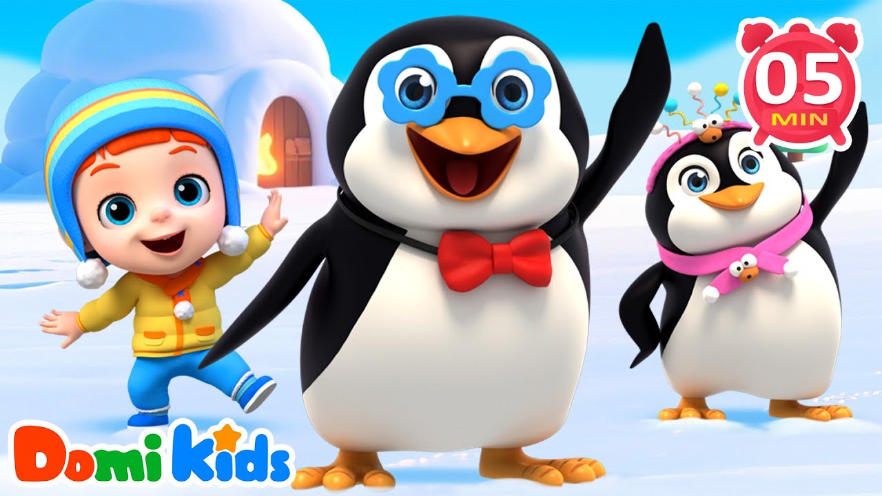 Wiggly Penguin Freeze Dance 🐧 | Fun Dance | Animal Songs & Nursery Rhymes | Animal Party