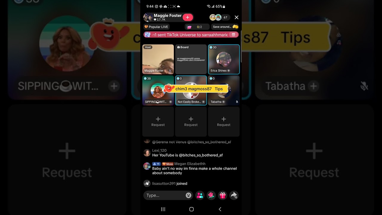  still talk about me I ❤️ it ... oh she gotta  the ppl  on her panel  &comments fight her battles   