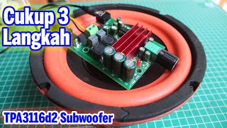 Just 3 steps. !! Assemble Your Own Subwoofer Amplifier # TPA3116d2 screenshot 3