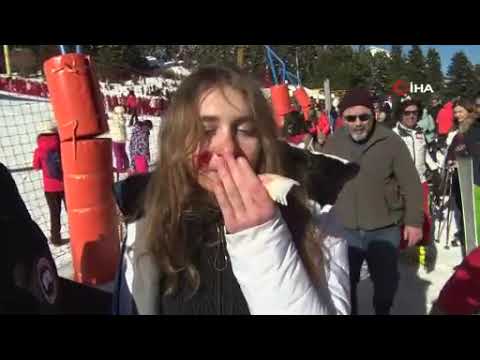 Uludağ kayak pistinde kaza: 3 yaralı