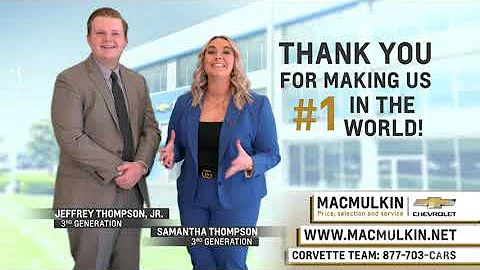 MacMulkin Chevrolet Named the World's Largest Corvette Dealer!