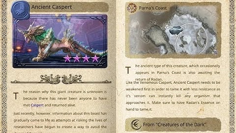 Taming Ancient Caspert (Riders Of Icarus)