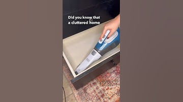 A cluttered home affects your stress levels.