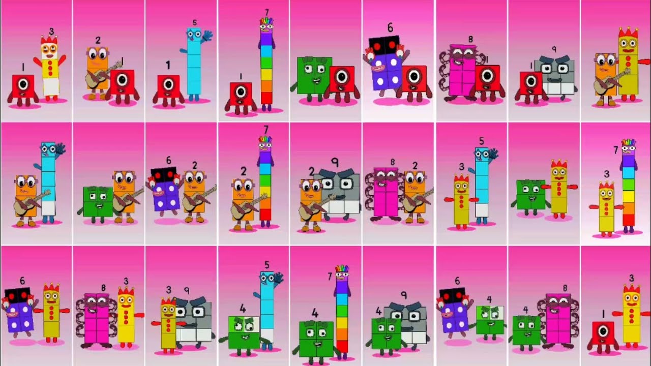 Incredibox Numberblocks 1 VS 19 | Compilation Incredibox 