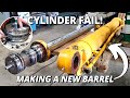 Repair FAILED Hydraulic Cylinder | Part 1 | Making a New Barrel