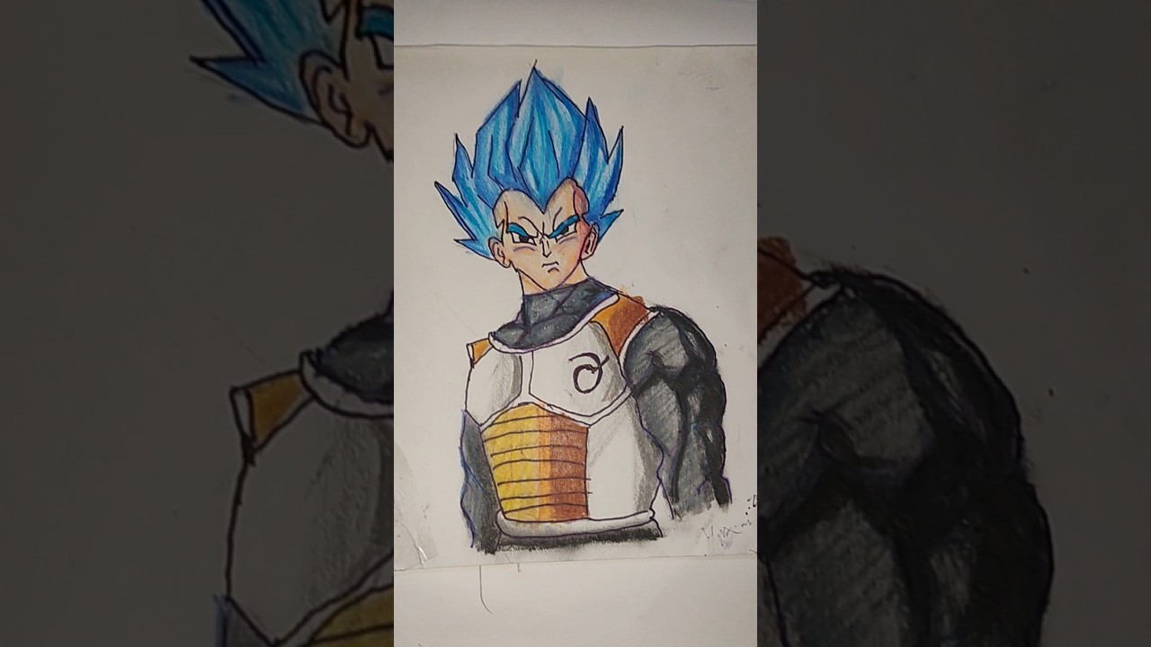 draw Vegeta  ✨ from 