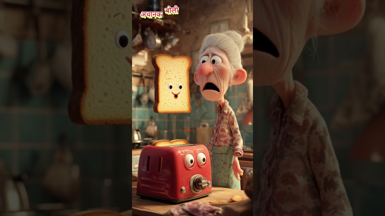 “Funny Grandma and the Talking Toast 😂 | Morning Comedy Story”
