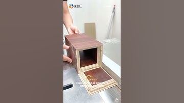 Gia công đồ gỗ công nghiệp đơn giản bằng máy cưa bàn trượt đa năng JT 7 #shorts