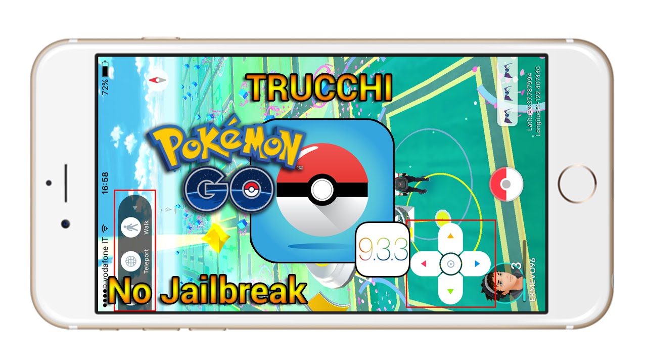 TRUCCHI POKEMON GO (1.0.3) - Muoversi nella mappa stando fermi - IOS 9.