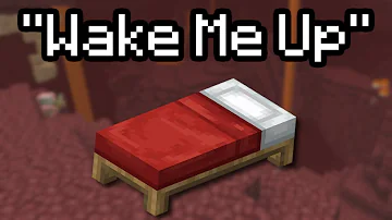 Wake Me Up but every line is a Minecraft item