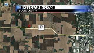 Fatal Boone County crash leaves three dead, investigation underway