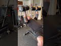 💪 Thor hitting 150 lbs x 8 on the high incline dumbbell press #ryourogue