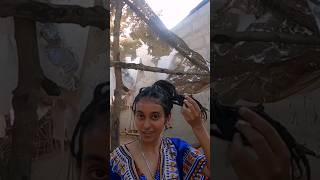 Indian Girl in African Hairstyle 🇹🇿🇮🇳 #tanzania #africa #trending #youtubeshorts #indian