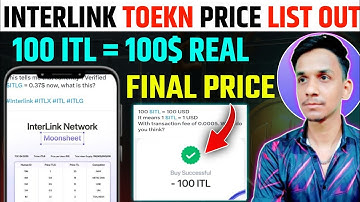 Interlink Token Price Moonsheet🔥Interlink Network New Update~Interlink Airdrop Price Prediction~ITLG