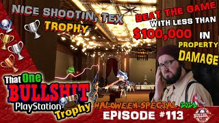 The NICE SHOOTIN , TEX Trophy in GHOSTBUSTERS the Videogame is BS - TOBPT #133 HALLOWEEN SPECIAL