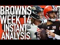 Jaguars  vs browns week 14 instant analysis  browns watch party