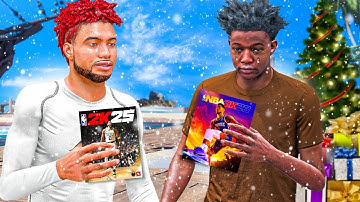HE GOT 2K23 FOR CHRISTMAS, SO I BOUGHT HIM 2K25 TO HELP HIM REP UP... *priceless reaction