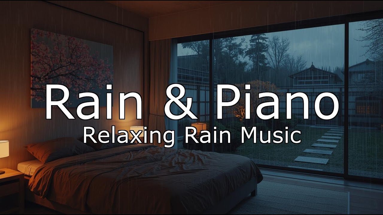 Relaxing Piano Music & Rain Sounds for Deep Sleep, Stress Relief and ...