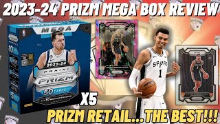 BIG WEMBY!!!  LAST PACK MAGIC🚨 2023-24 Panini Prizm Basketball Mega Box Review