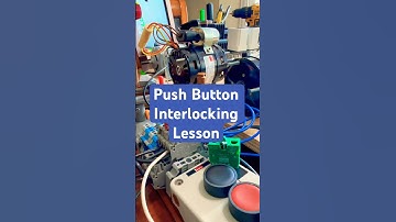 Push Button Interlocking Lesson. #motorcontrol #pushbutton