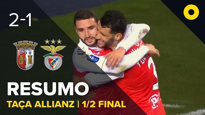 Resumo: SC Braga 2-1 Benfica - Allianz Cup | SPORT TV