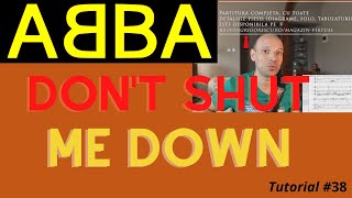 Don't shut me down (Abba) | Guitar tutorial #38