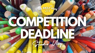 COMPETITION DEADLINE - a day in an illustrator’s home studio - The Daily(ish) Vlog 258
