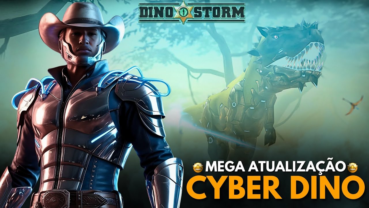 DINO STORM | NOVA ATUALIZAÇÃO!! APRESENTANDO CYBER DINOSSAUROS